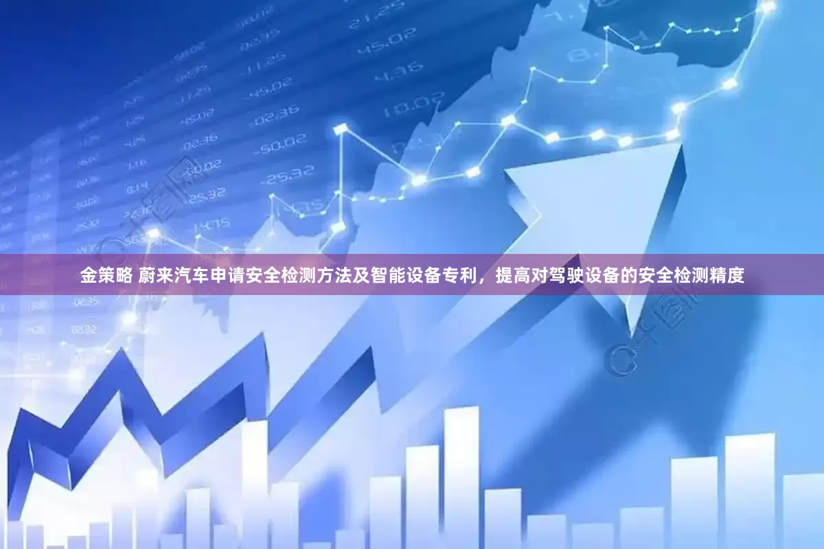金策略 蔚来汽车申请安全检测方法及智能设备专利，提高对驾驶设备的安全检测精度