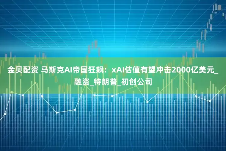 金贝配资 马斯克AI帝国狂飙：xAI估值有望冲击2000亿美元_融资_特朗普_初创公司